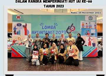 Final dan Penyerahan Hadiah Lomba Akuntansi 2023 HUT IAI Ke-66