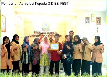 Pemberian Apresiasi Kepada GID BEI FESTI