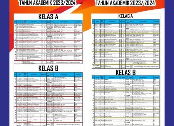 Jadwal Perkuliahan Semester Genap TA. 2023/2024